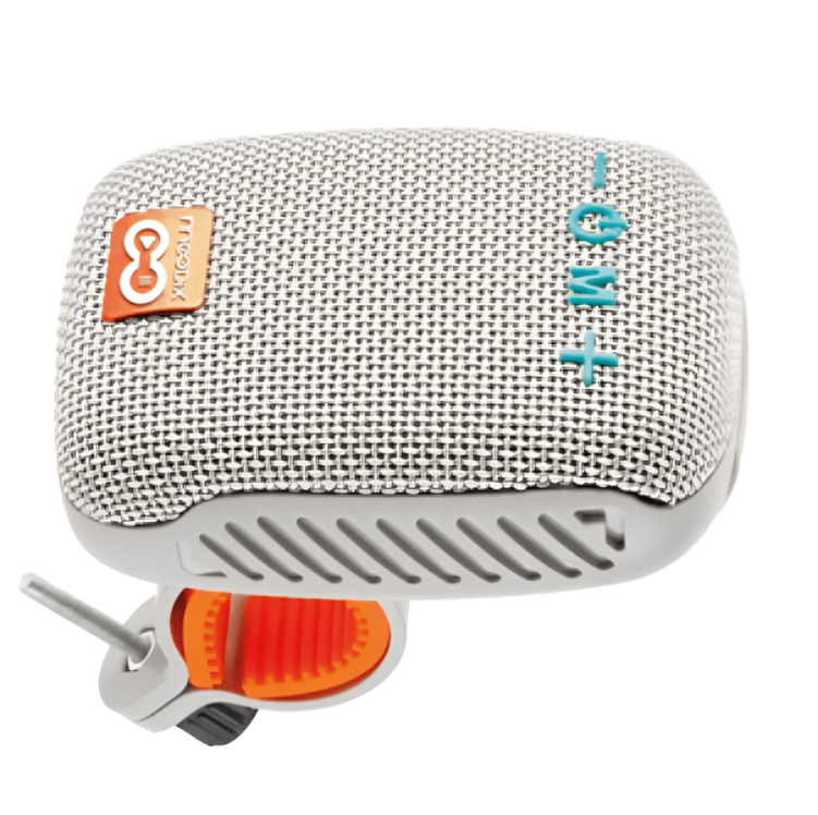 Moodix - HO23TG392 Portable Bluetooth Speaker - Grey