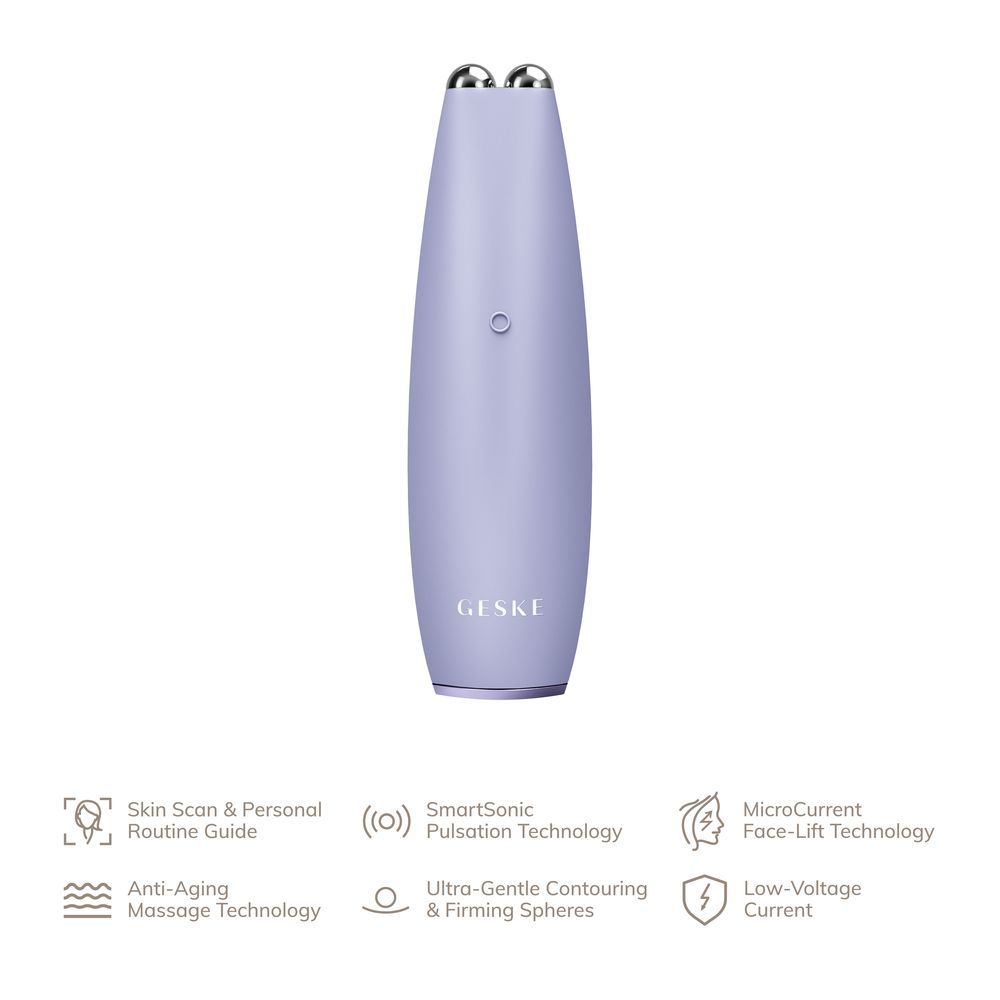 Geske - 6-in-1 Electric MicroCurrent Face-Lift Pen - Purple