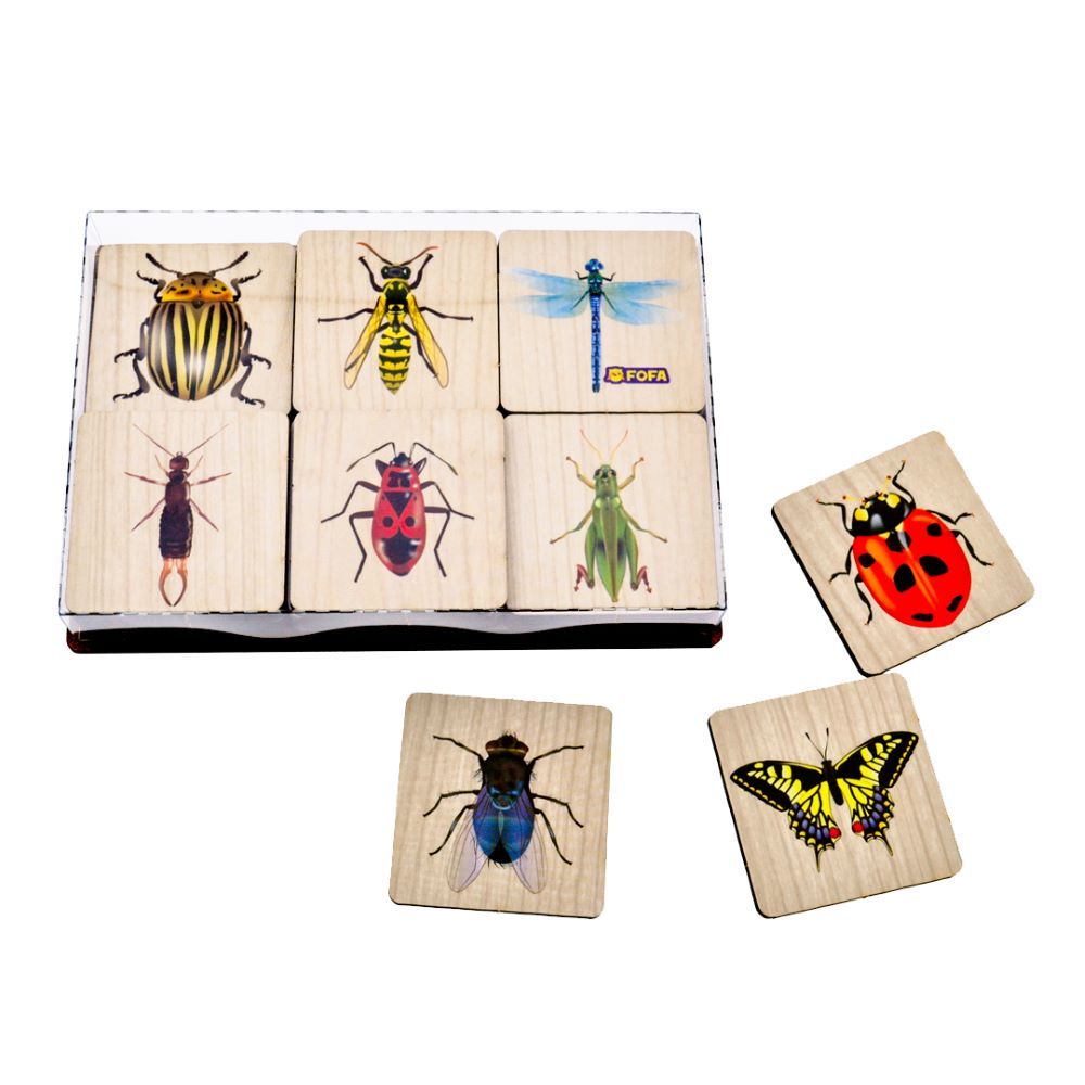 Fofa - Memory Insects Wooden Toy Educational Game