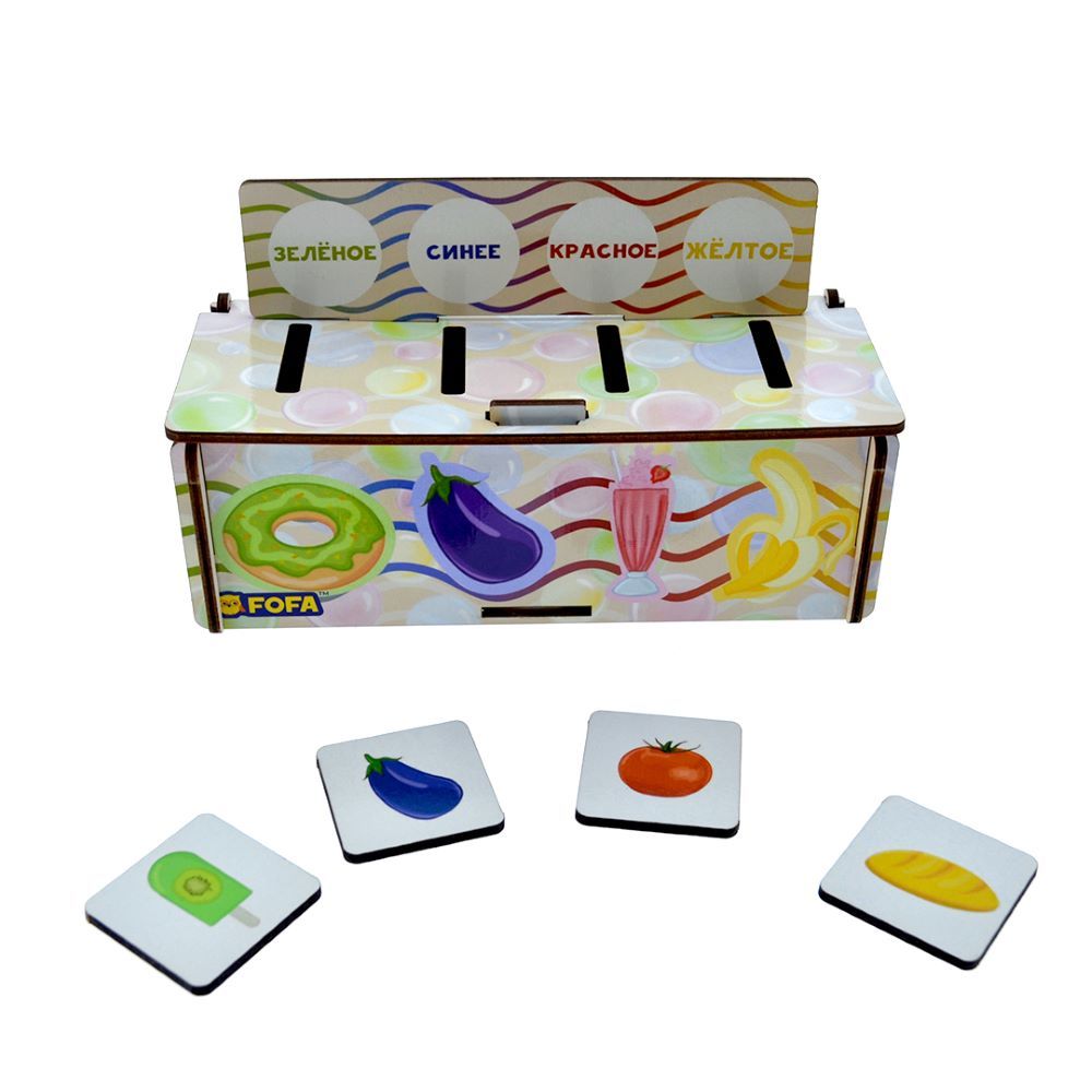 Fofa - Wooden Sorter Colors And Product Educational Game