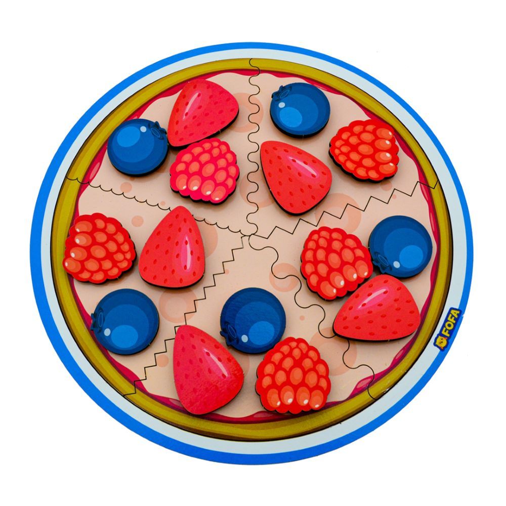 Fofa - Wooden Educational Board With Velcro - Pie