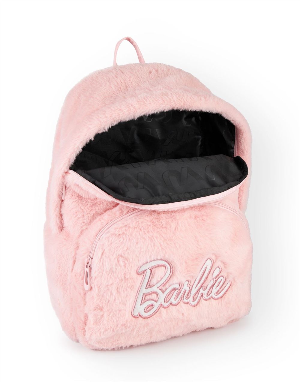 Bamboo Bark - Girls' Barbie Furry Backpack - Pink