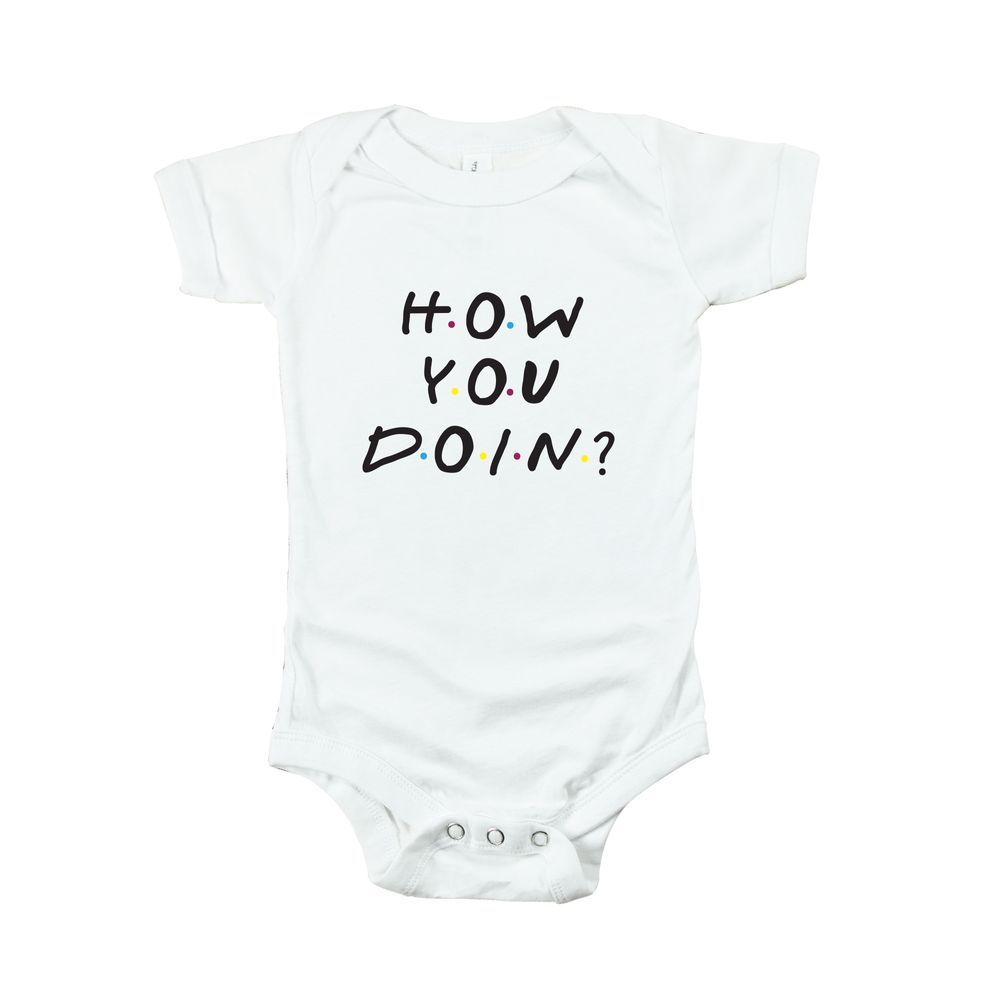 Matching Family Outfits - How You Doin Baby Romper - White