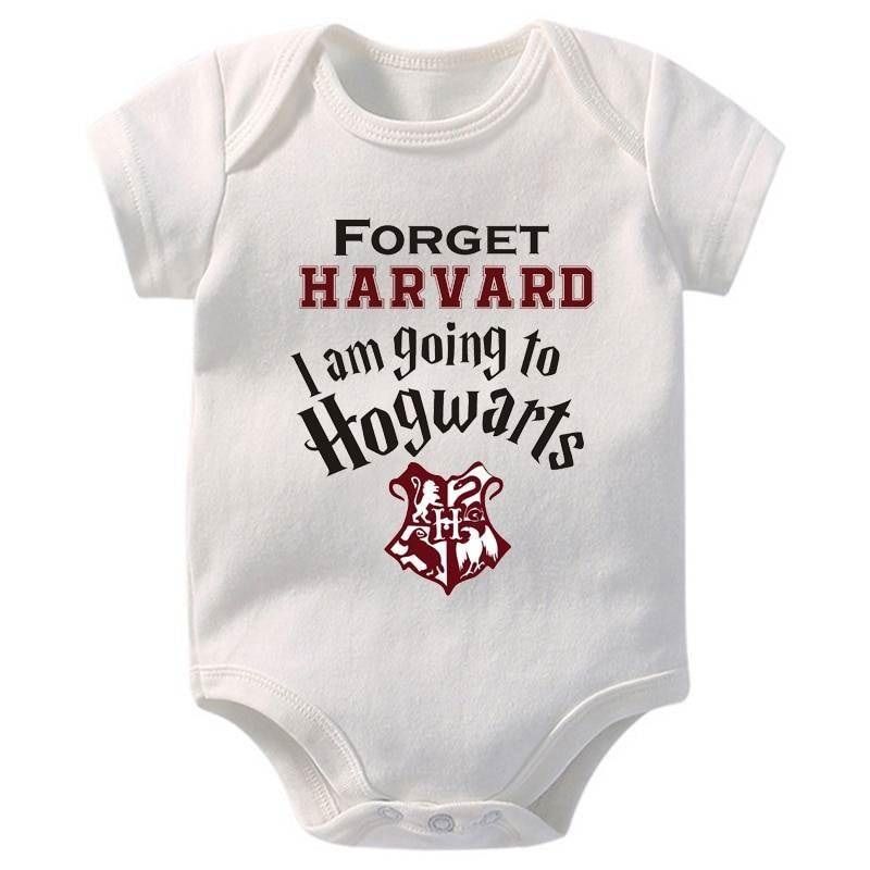 ماتشينغ فاميلي أوتفيتس - طقم هدية أفرول - Forget Harvard I Am Goin To Hogwarts - أبيض