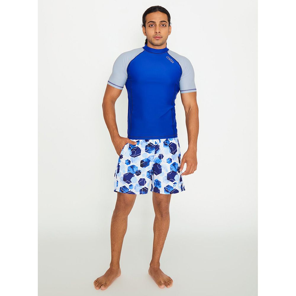 Coega Sunwear - Men's Board Shorts - Navy Watercolor