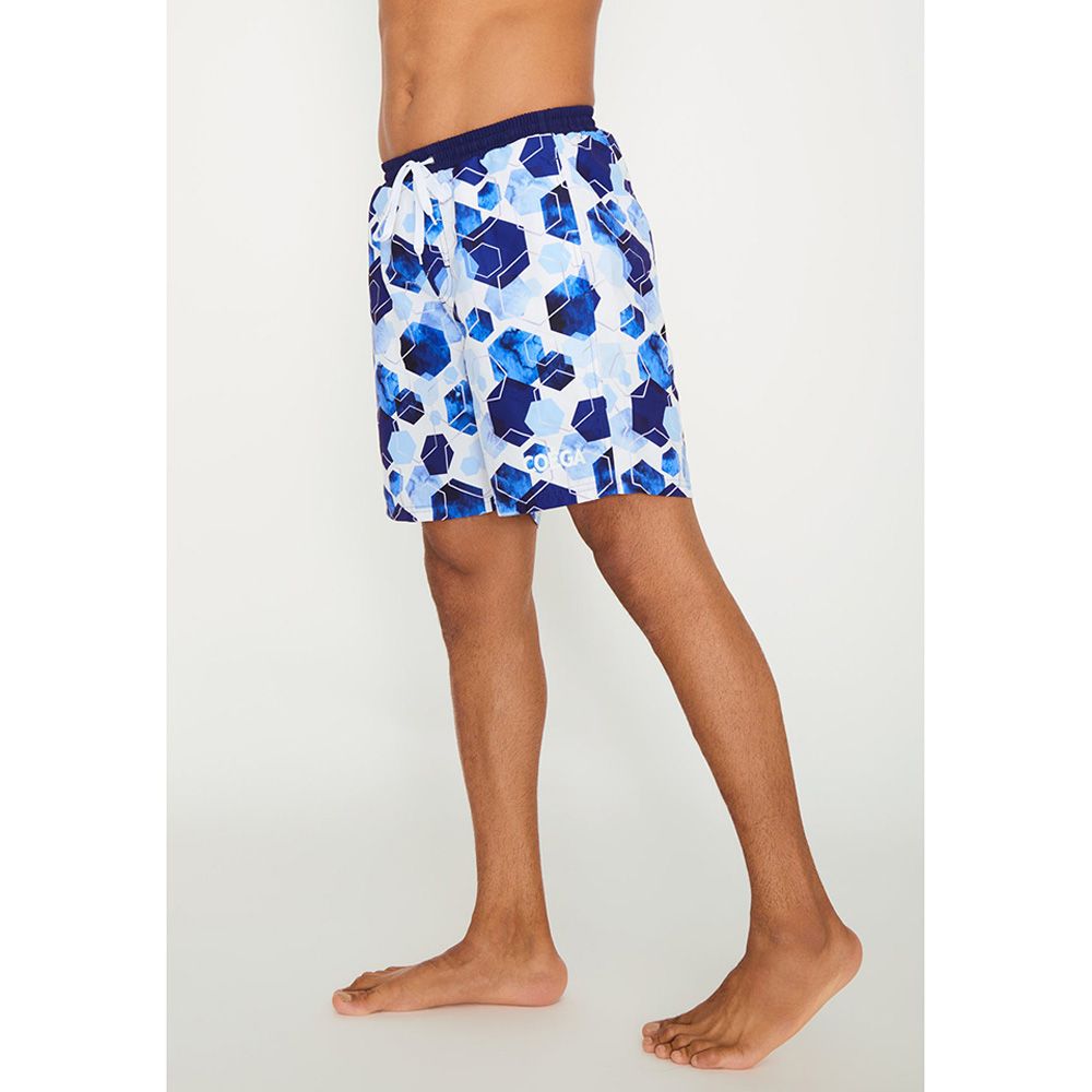 Coega Sunwear - Men's Board Shorts - Navy Watercolor