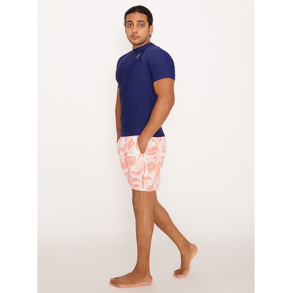 Coega Sunwear - Men's Board Shorts - Coral Tropical Foliage