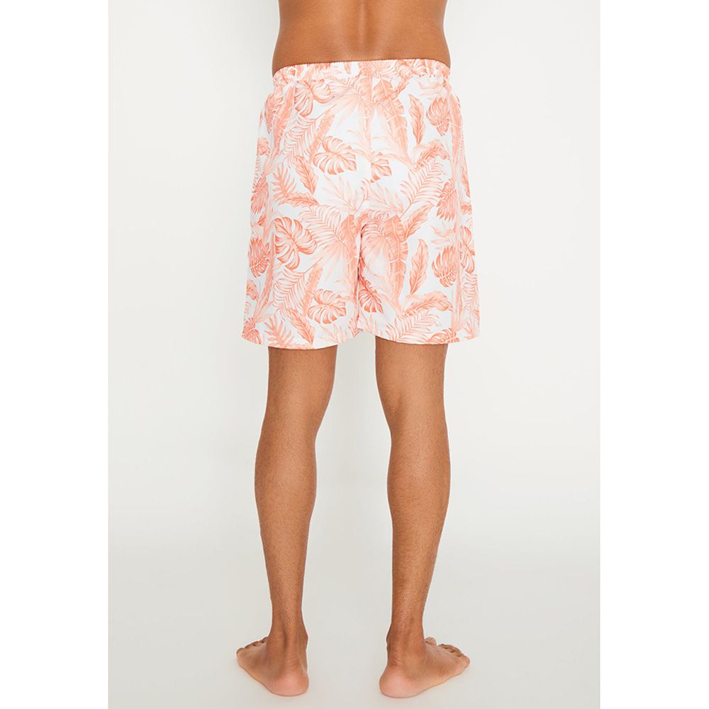 Coega Sunwear - Men's Board Shorts - Coral Tropical Foliage