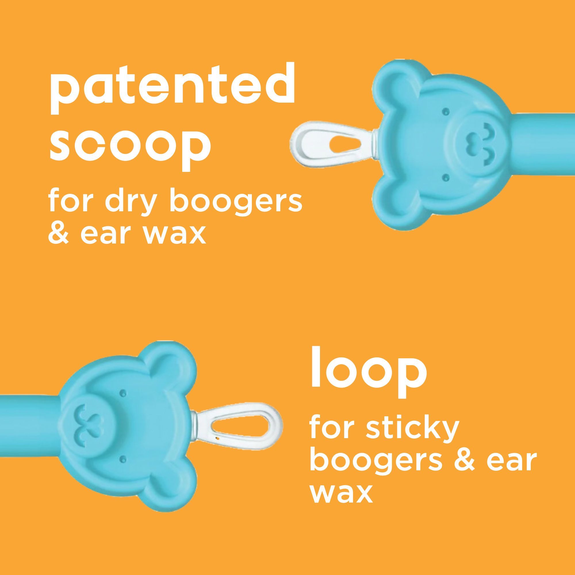 Oogiebear - The Safe Baby Nasal Booger And Ear Cleaner - 2 Pcs