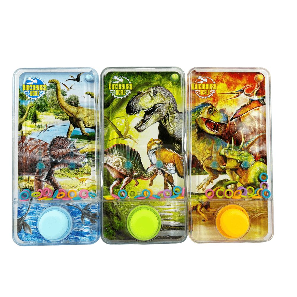 Galaxy Toys - Handheld Water Ring Toss Game Toy - Dinosaur - Style May Vary - 1 Pc