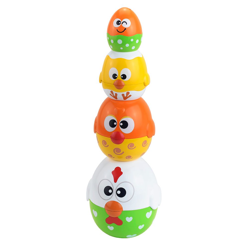 Happy Kids - Little Learner Chicken And Egg Stacking Cup Toy