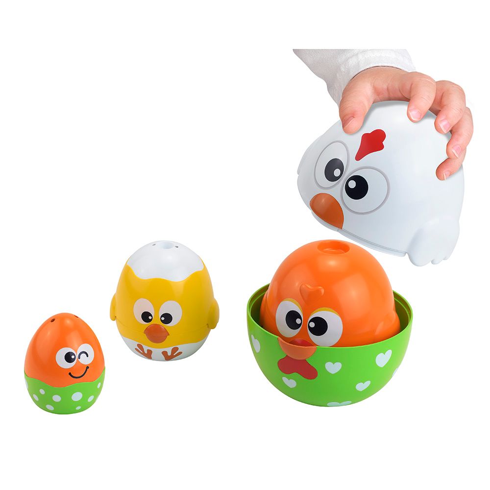 Happy Kids - Little Learner Chicken And Egg Stacking Cup Toy