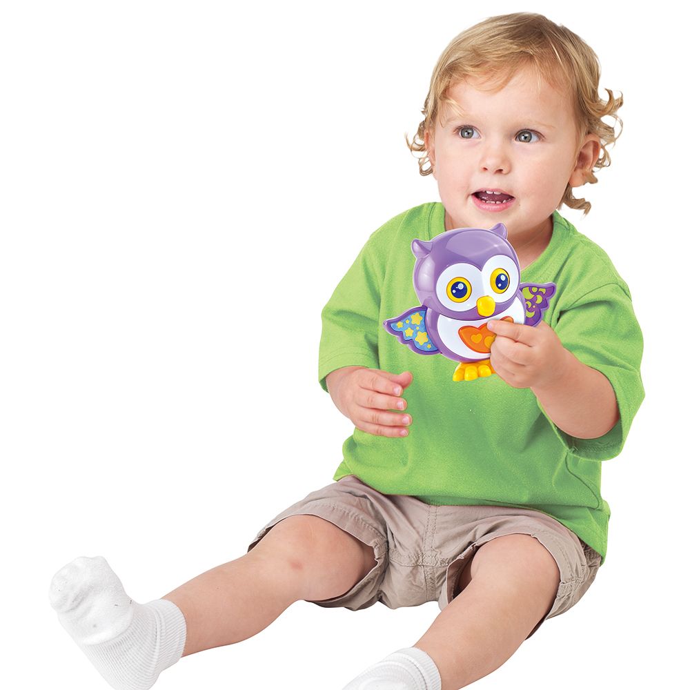 Happy Kids - Little Learner Fairy Tales Owl Light And Sound Toy