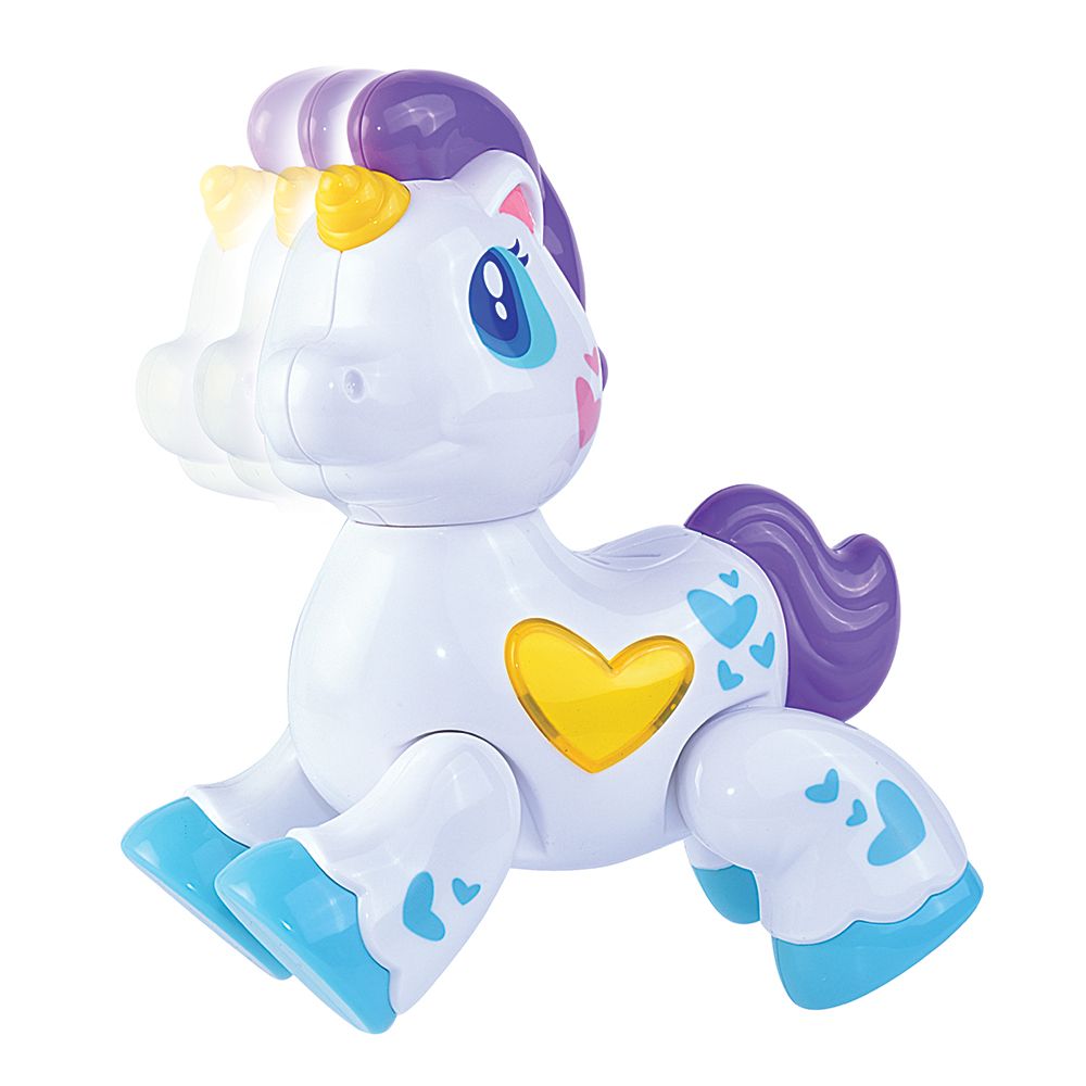 Happy Kids - Little Learner Fairy Tales Unicorn Light And Sound Toy