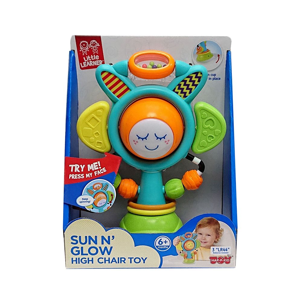 Happy Kids - Little Learner Sun N' Glow Light-Up High Chair Toy