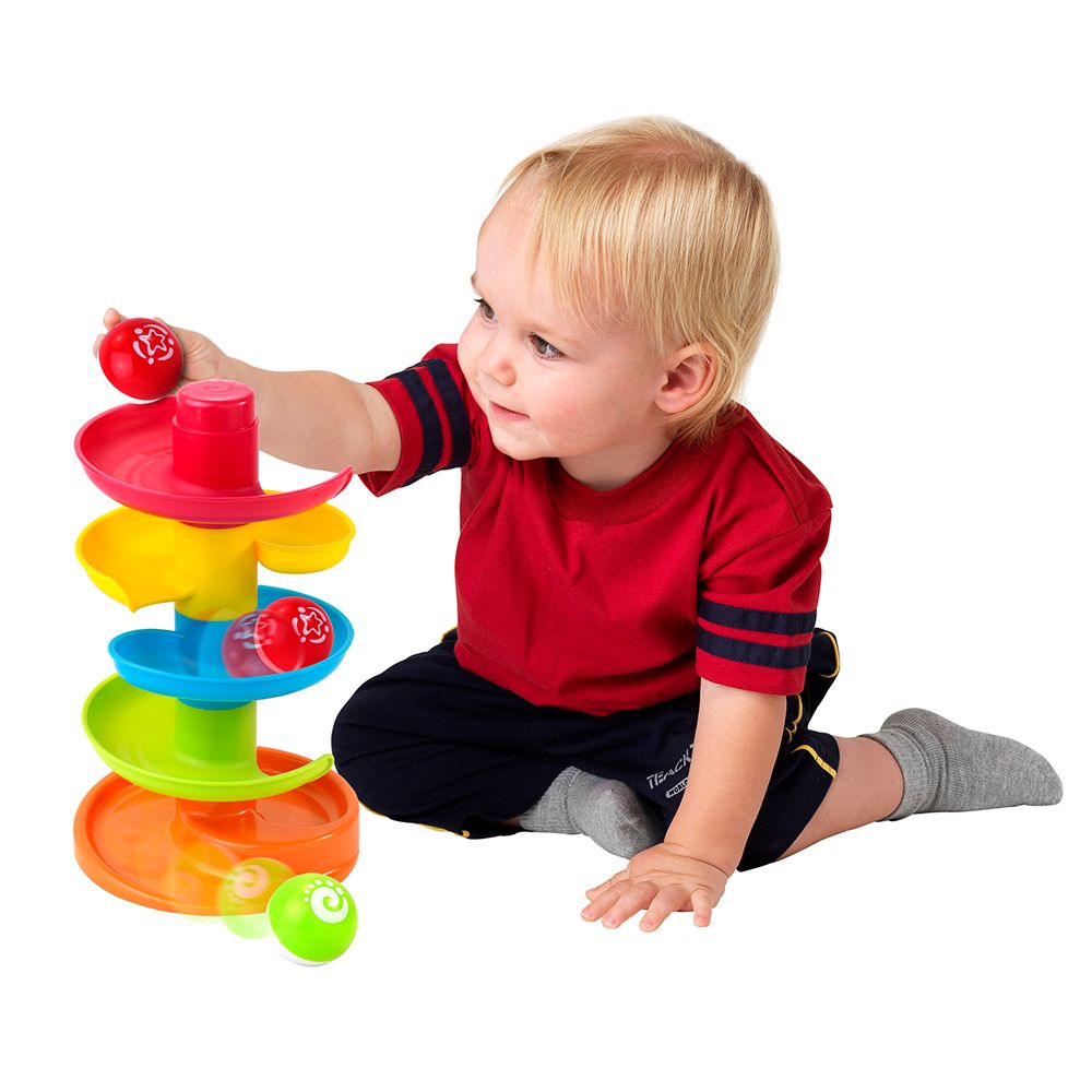 Happy Kids - Little Learner Rolling Around Ball Tower Toy