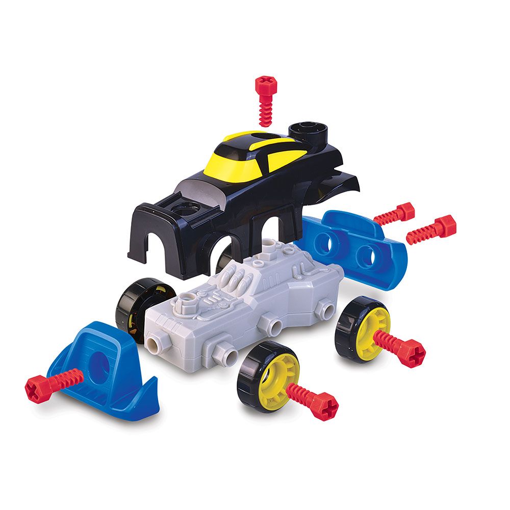 Happy Kids - Stem Kidz Create A Racer Building Toy Set