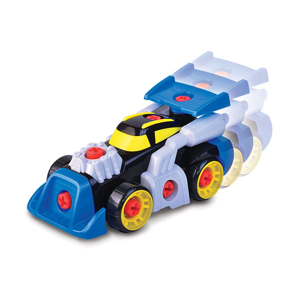 Happy Kids - Stem Kidz Create A Racer Building Toy Set