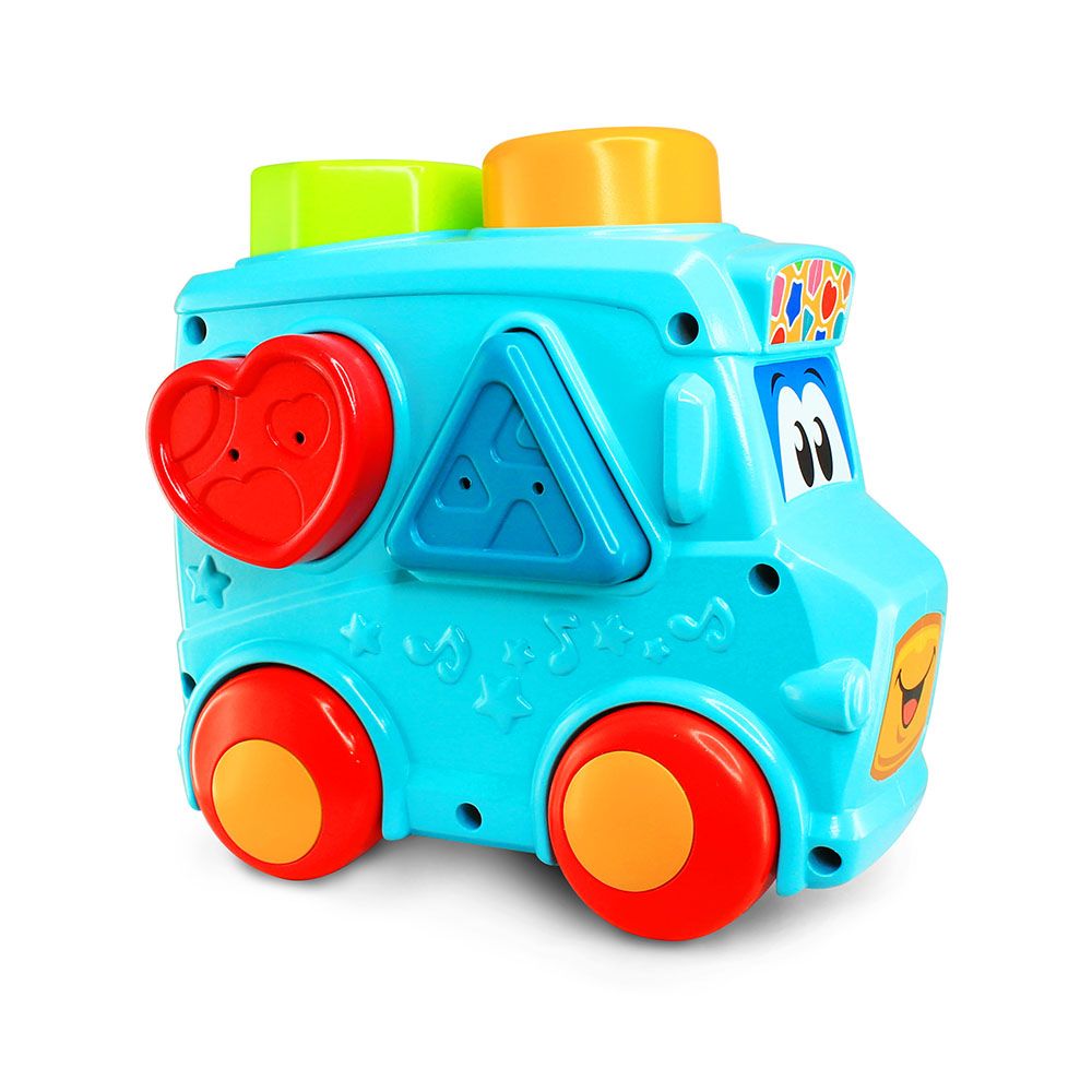 Happy Kids - Little Learner Sort And Play Vehicle Early Learning Toy