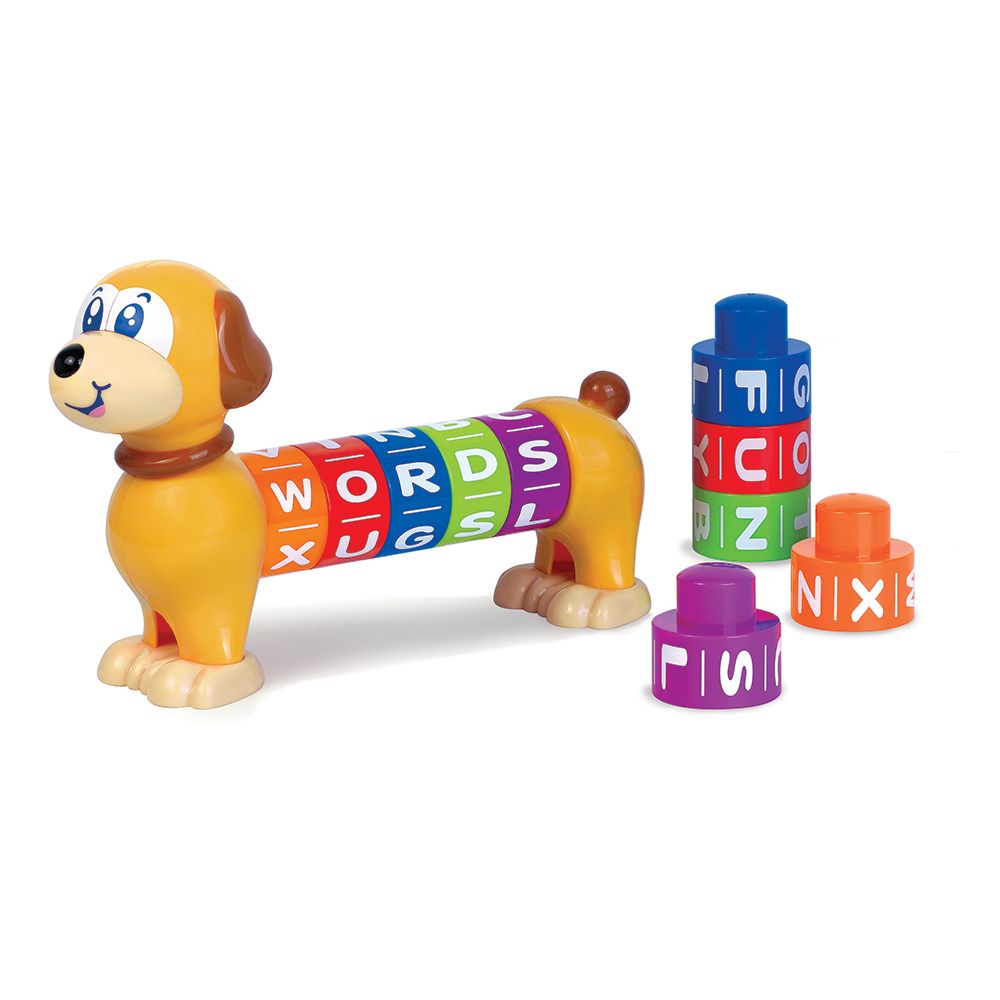 Happy Kids - Little Learner Puppy Learning Blocks Set - 10pcs