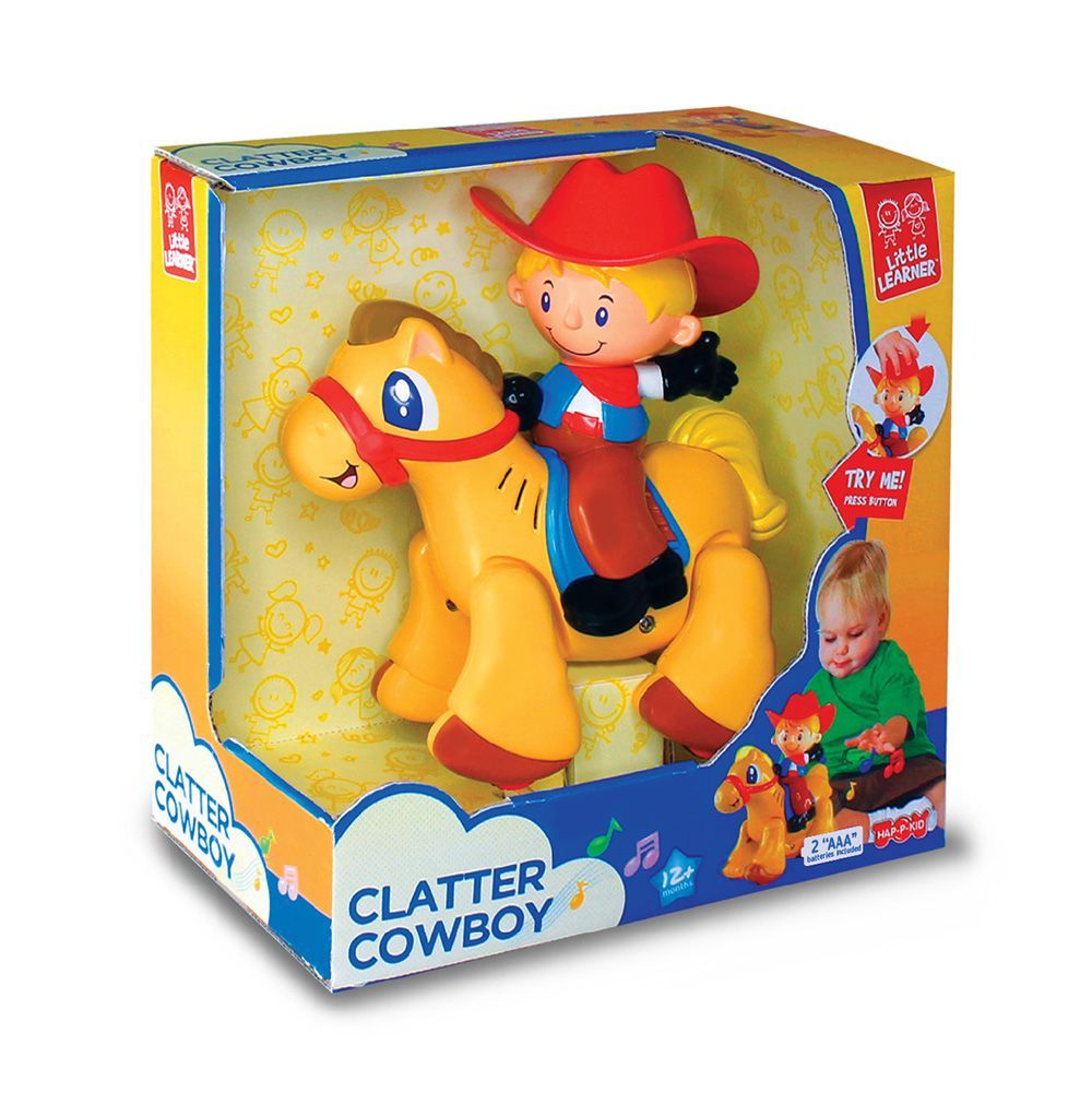 Happy Kids - Little Learner Clatter Cowboy Interactive Toy