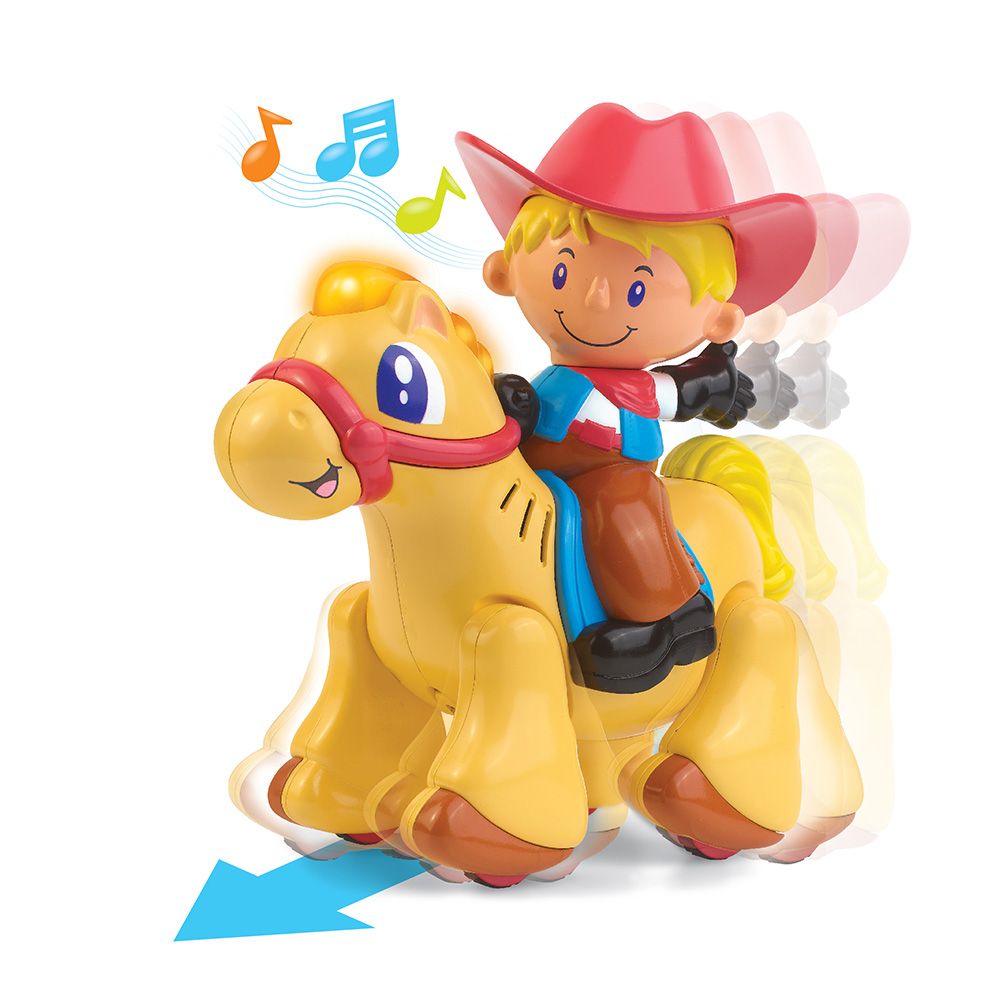 Happy Kids - Little Learner Clatter Cowboy Interactive Toy