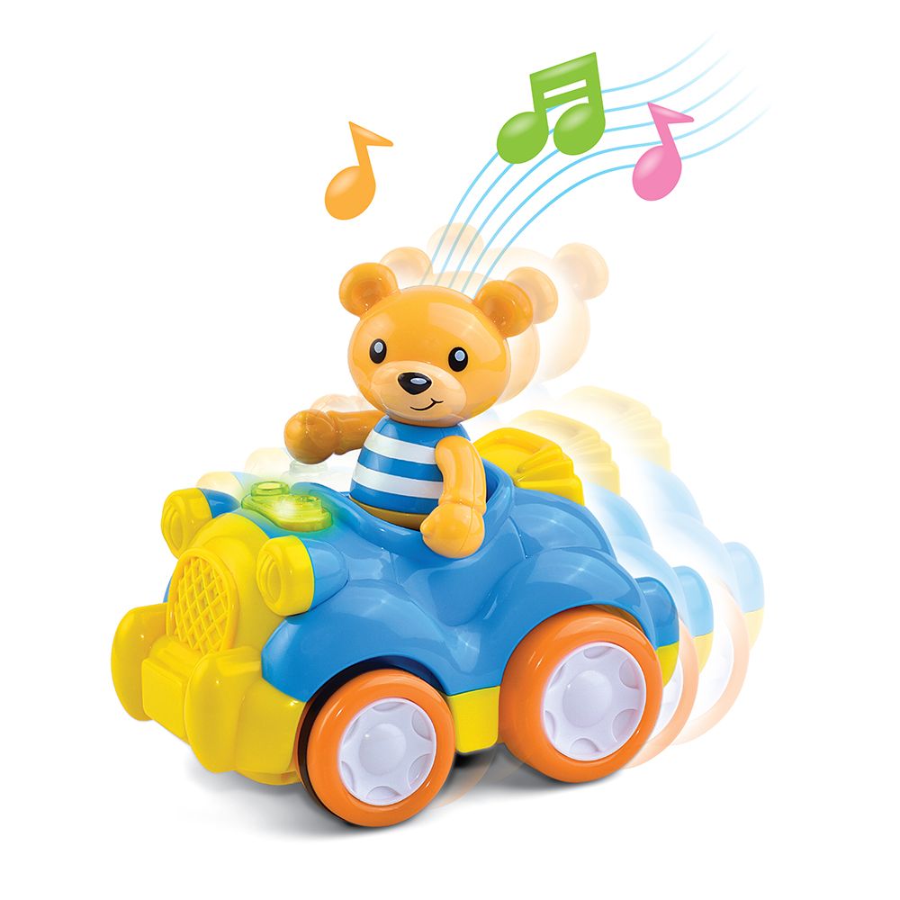 Happy Kids - Little Learner Musical Roadster Toy - Bear