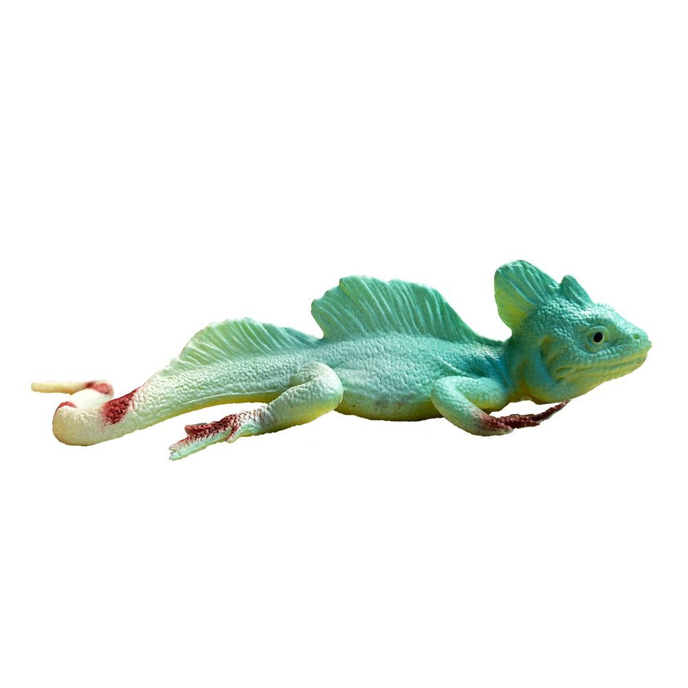 Galaxy Toys - Blue & Green Lizard Toy With Textured Skin - Realistic Reptile Animal Model