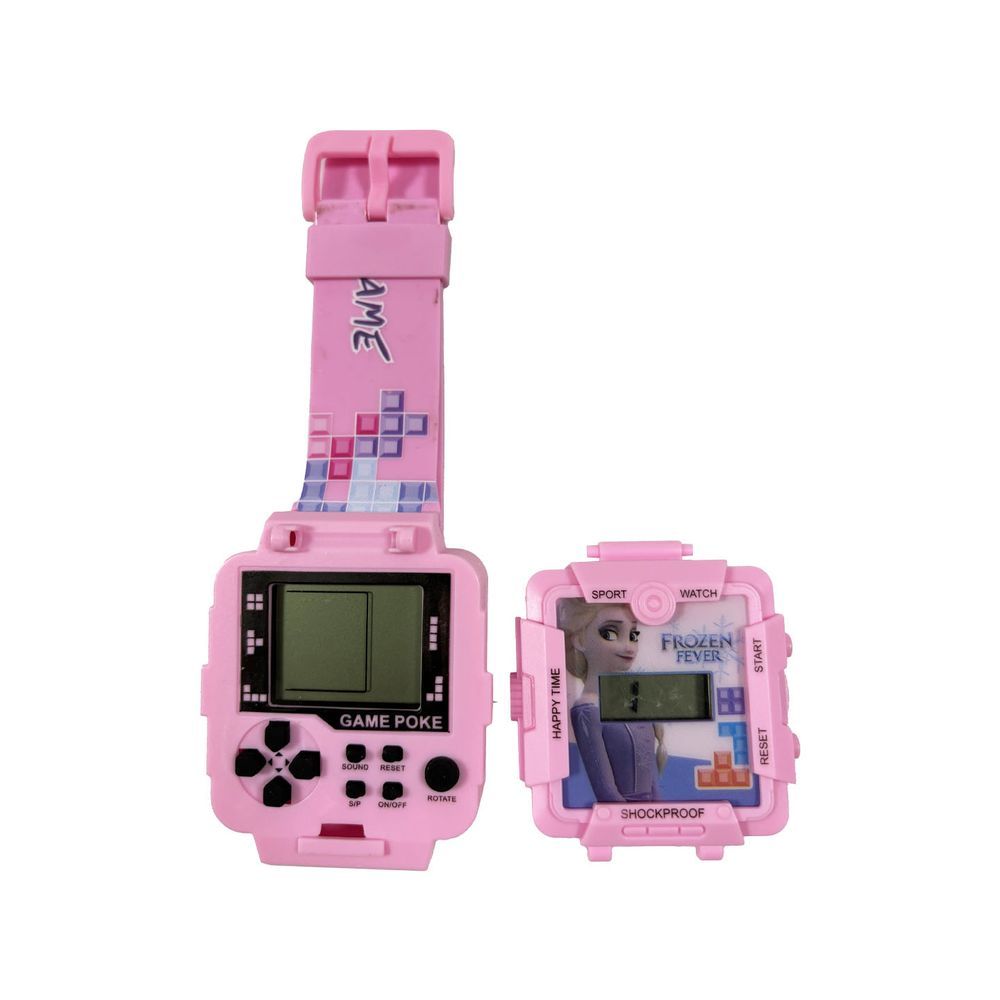 Disney - 2-In-1 Digital LED Watch And Gaming - Frozen - Pink