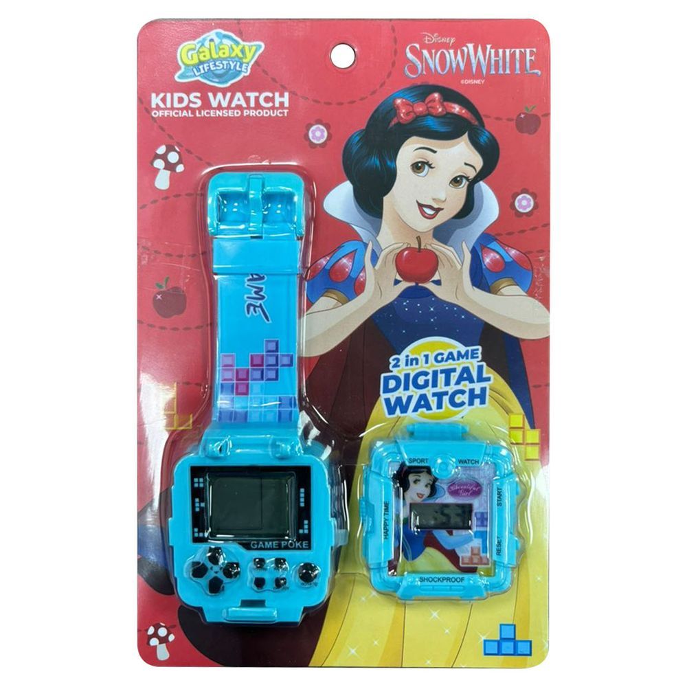 Disney - 2-In-1 Digital LED Watch And Gaming - Snow White - Blue