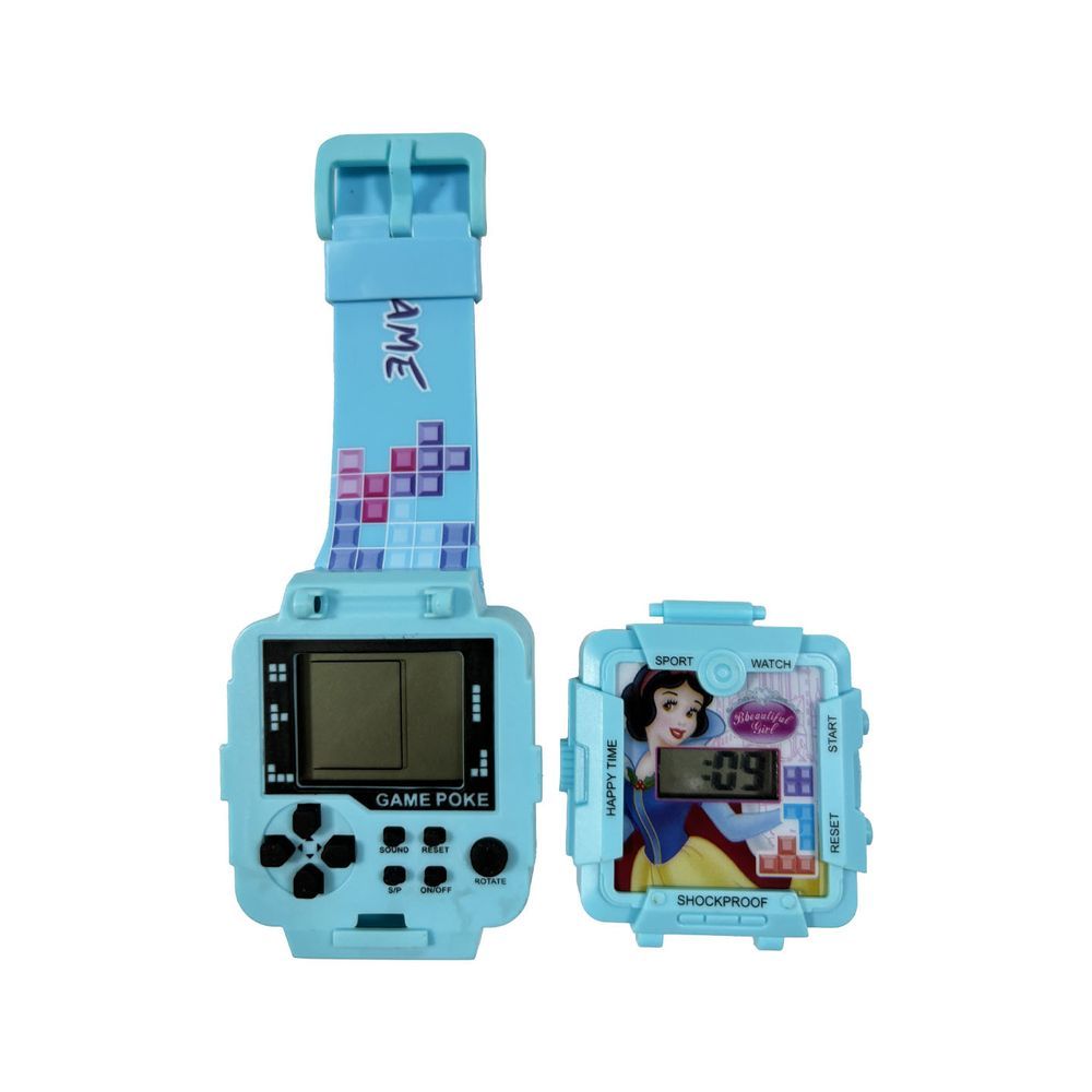 Disney - 2-In-1 Digital LED Watch And Gaming - Snow White - Blue