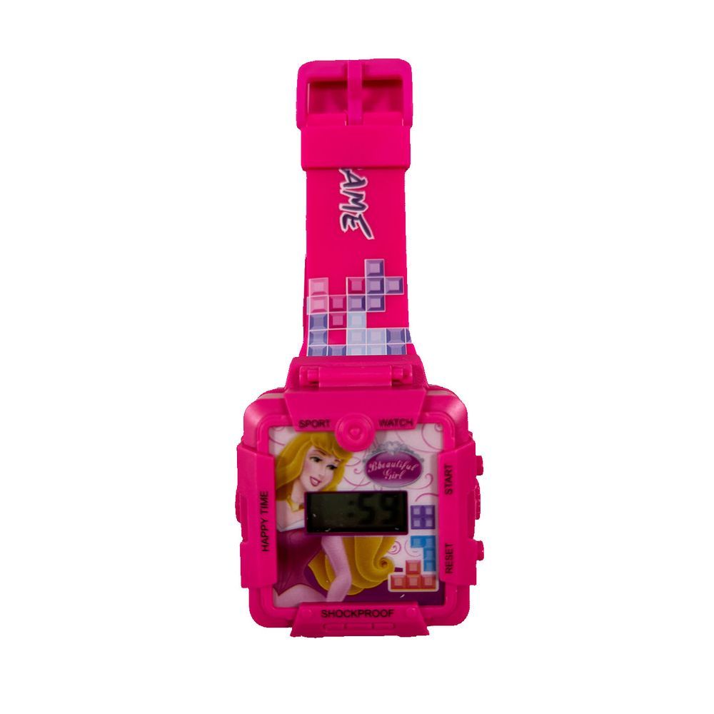 Disney - 2-In-1 Digital LED Watch And Gaming - Princess - Pink