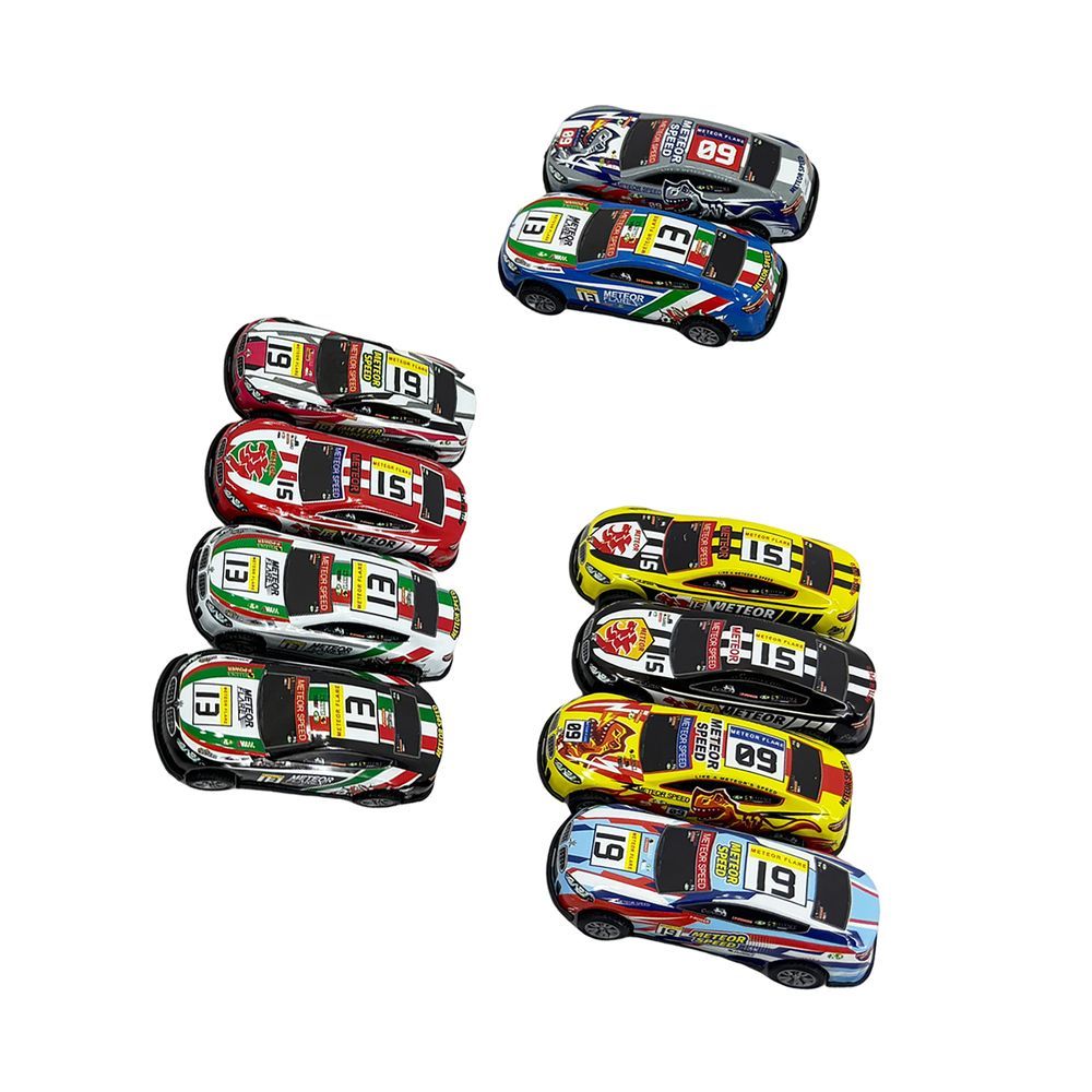 Galaxy Toys - Meteor Speed Pull Back Die-Cast Model Car - Style May Vary - 1 Pc