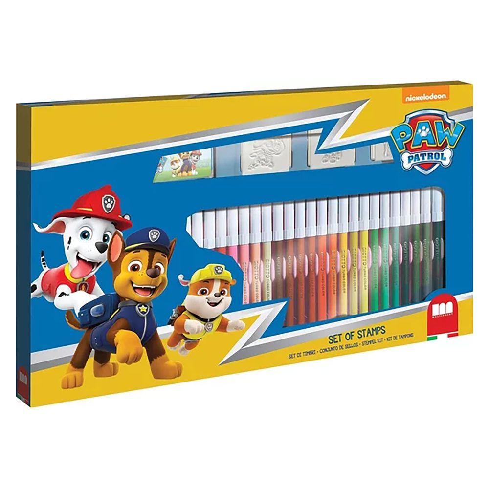 Multiprint - Paw Patrol Felt Tip Pens Set - 41 Pcs