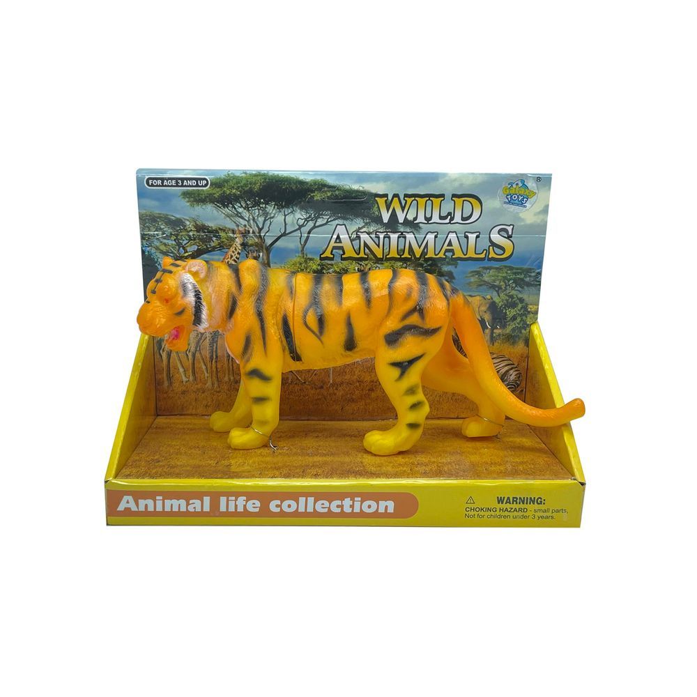 Galaxy Toys - Wild Safari Animal Figure - Tiger - 25cm