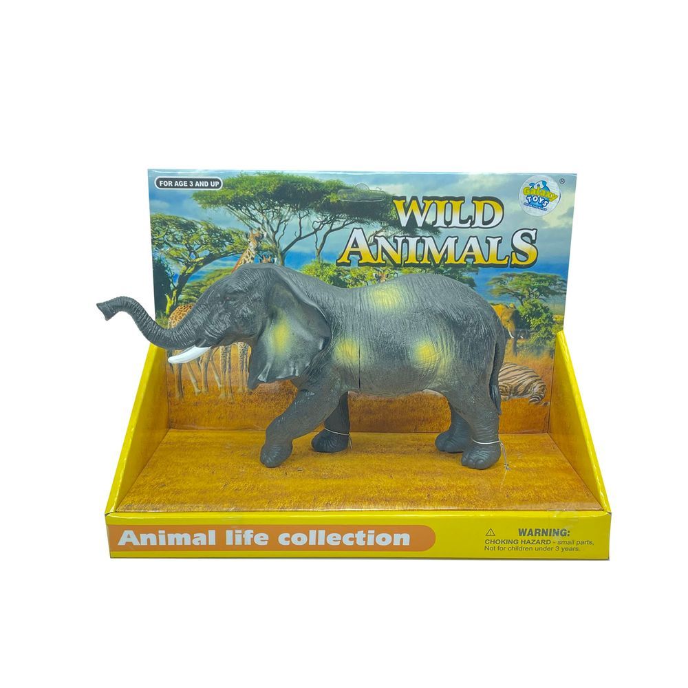 Galaxy Toys - Wild Safari Animal Figure - Elephant - 25cm