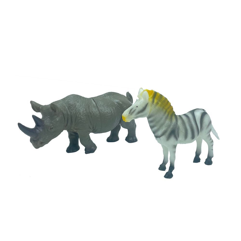 Galaxy Toys - Wild Safari Animal - Style May Vary - 2 Pcs - 15cm