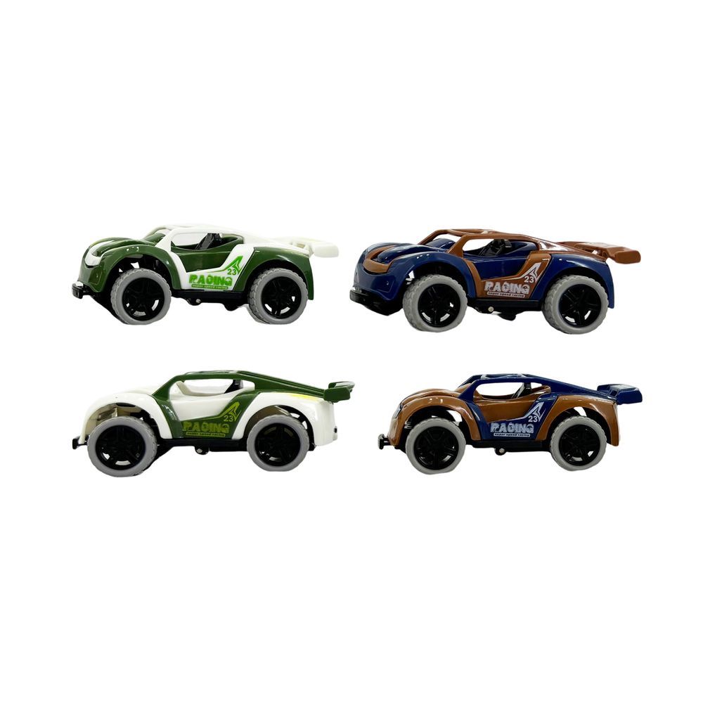 Galaxy Toys - 360° Flip & Pull Back Drive Cars - Pack of 1 - 1pc - Color May Vary