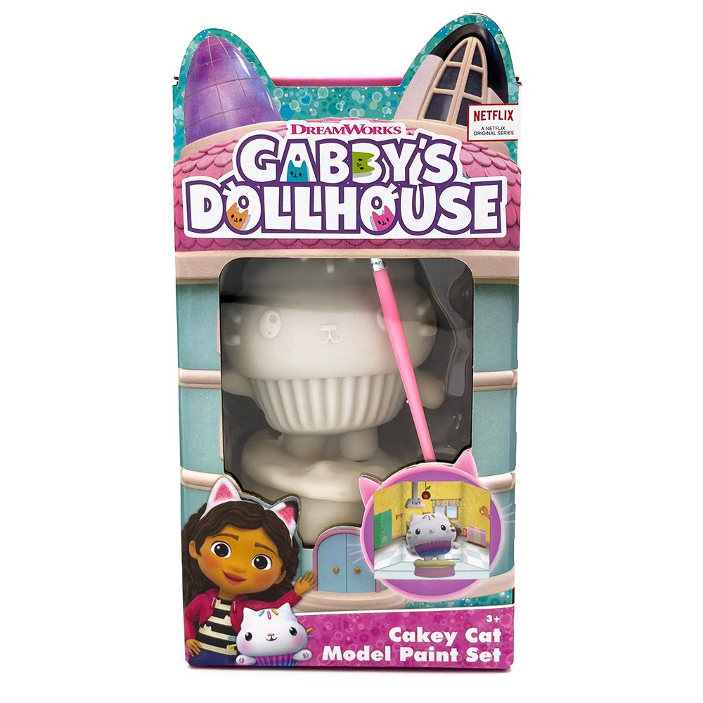 RMS - Gabby'S Dollhouse Cakey Cat Model Paint Set