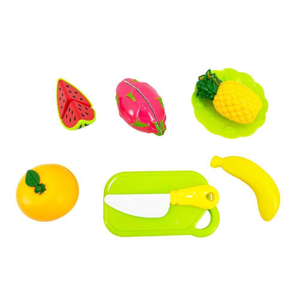 Galaxy Toys - Food Heaven Cutting Fruit And Vegetable Playset - 12 Pcs