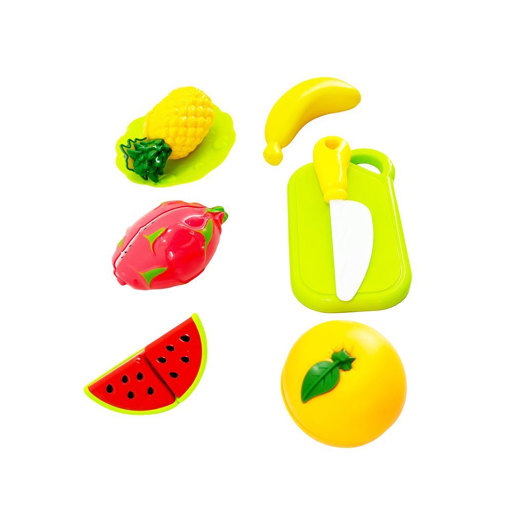 Galaxy Toys - Food Heaven Cutting Fruit And Vegetable Playset - 12 Pcs