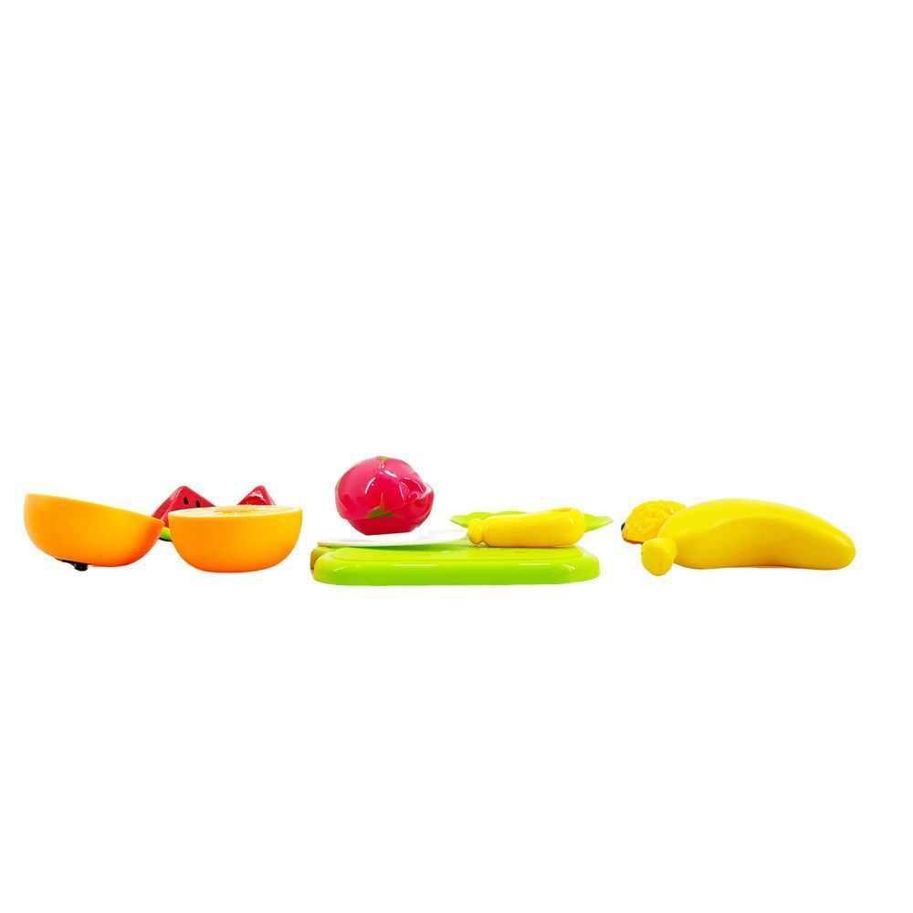 Galaxy Toys - Food Heaven Cutting Fruit And Vegetable Playset - 12 Pcs