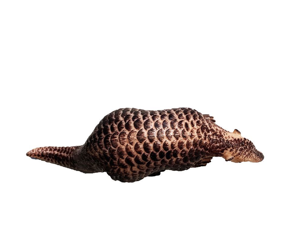 Galaxy Toys - Pangolin - Lifelike With Detailed Keratin Scales And Ball-Rolling Ability