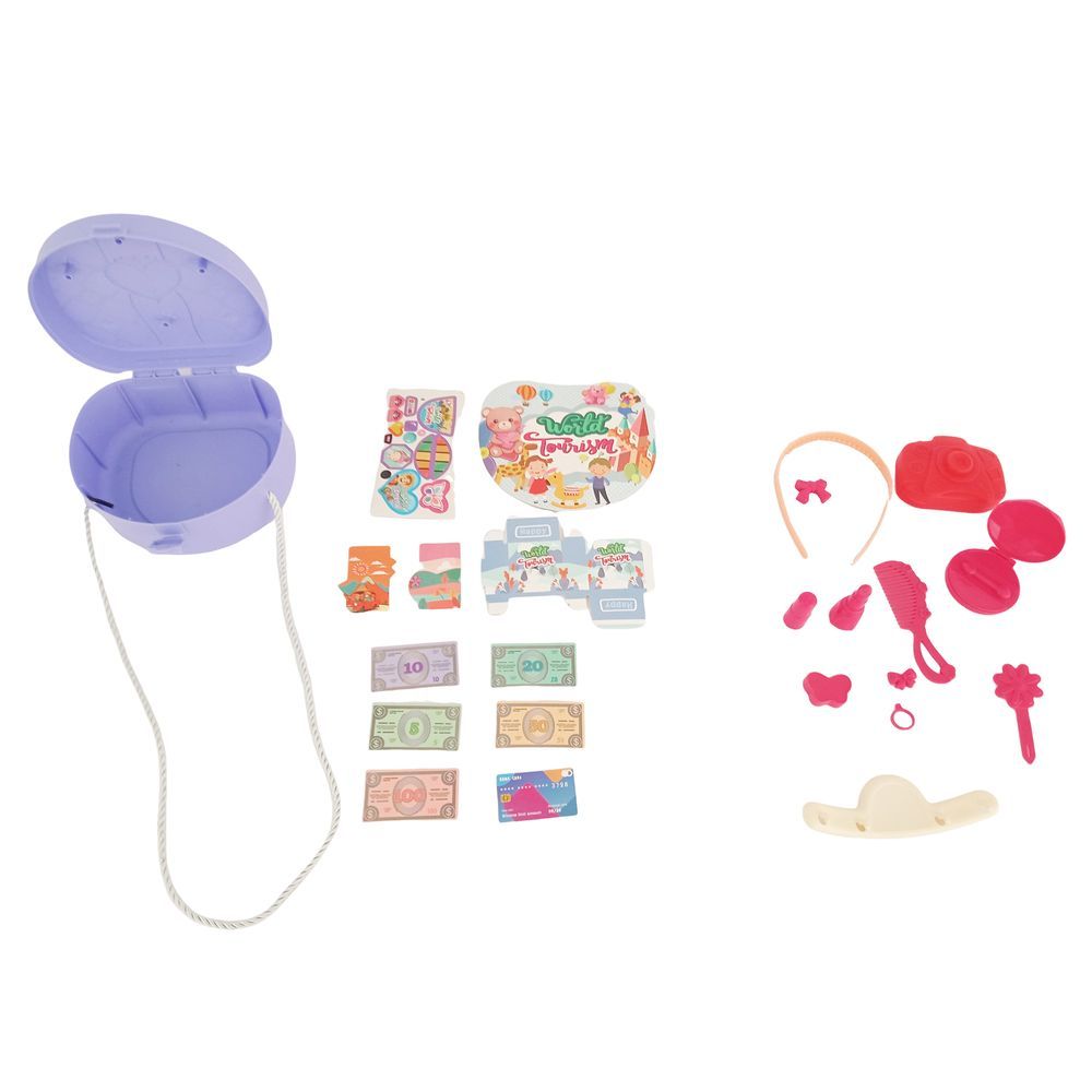 Galaxy Toys - Adventure Travel Tourism Bag Play Set - Violet