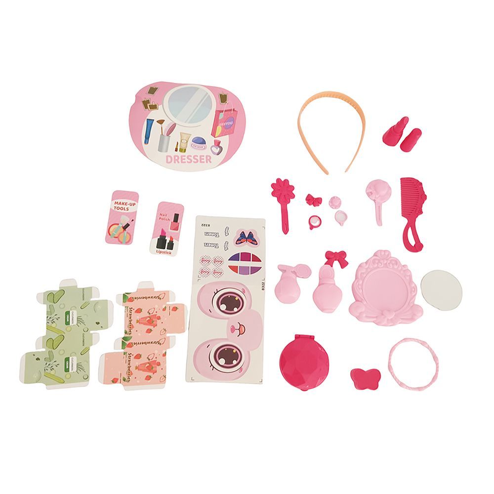 Galaxy Toys - Bunny-Themed Dresser Shoulder Bag Play Set - Pink