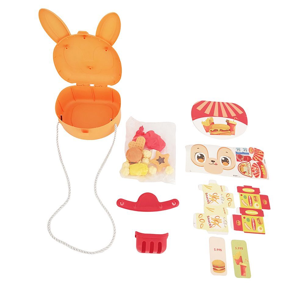 Galaxy Toys - Cooking Accessories Fast Food Bag Play Set - Orange