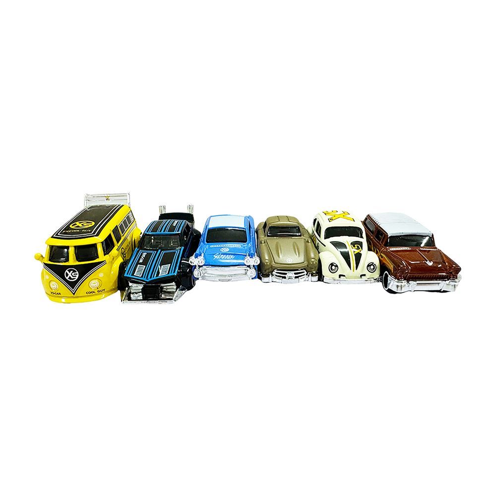 Galaxy Toys - Classic Collectible Alloy Model Car Set - Style May Vary - 3 Pcs