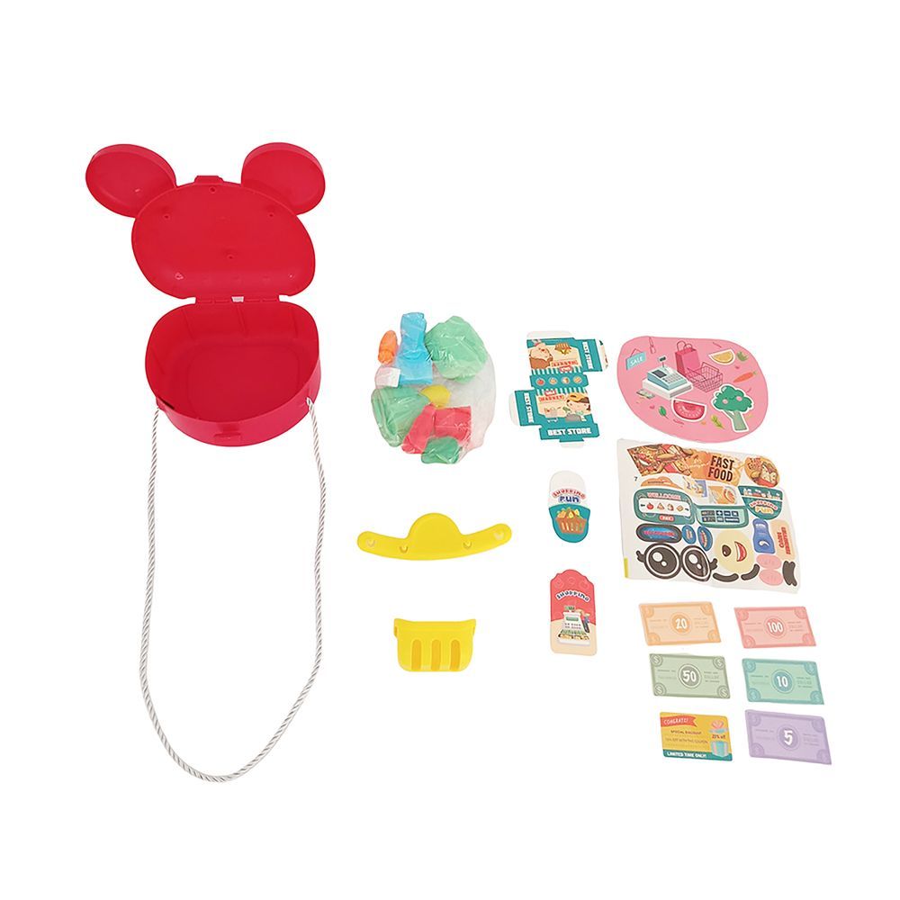 Galaxy Toys - Complete Food Supermarket Play Set - Red