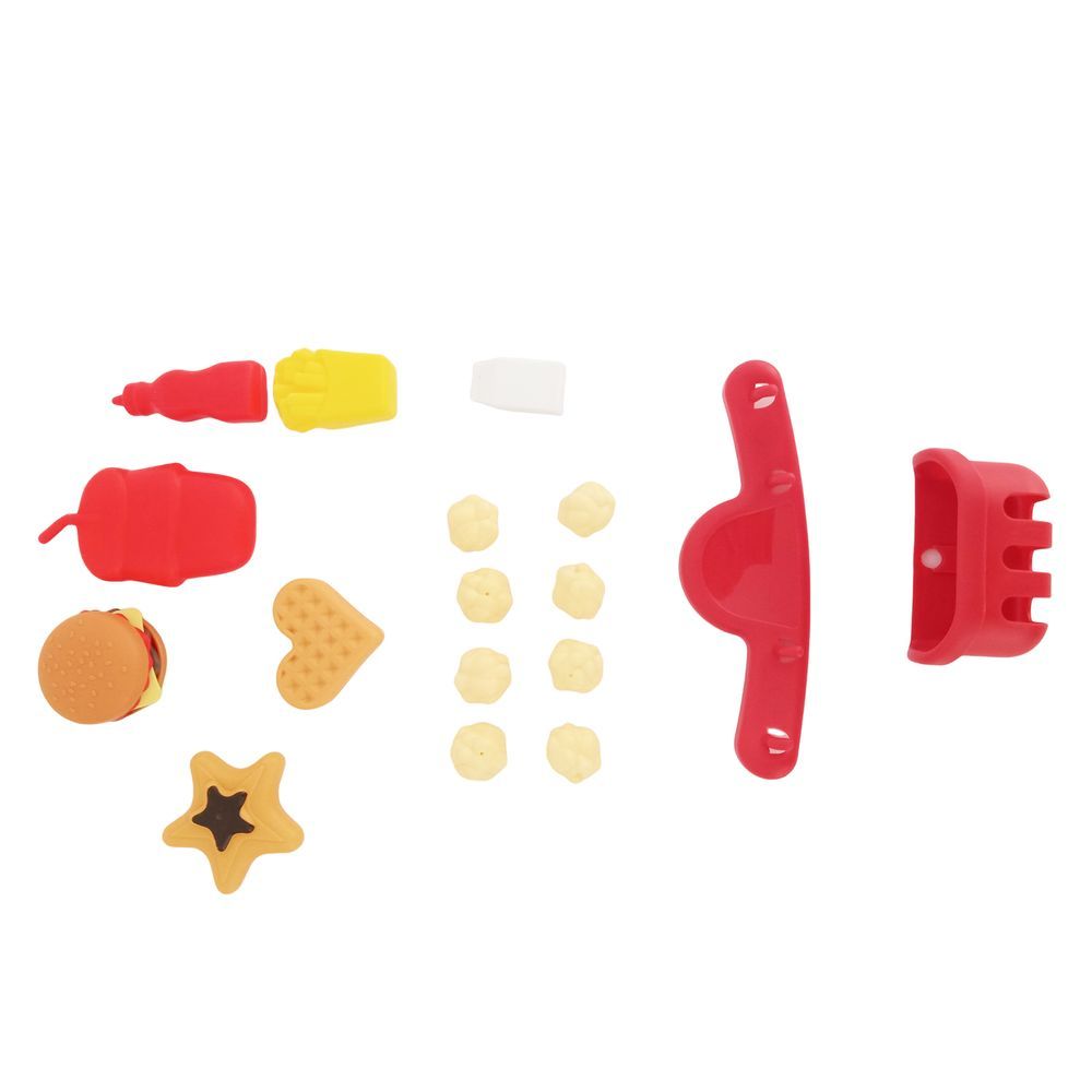 Galaxy Toys - Hamburger Restaurant Cooking Role-Play Toy Set - Yellow