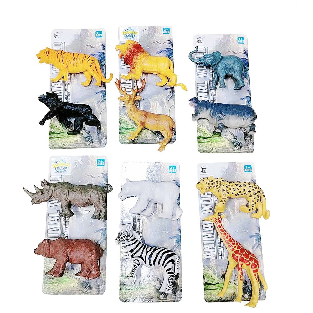 Galaxy Toys - Animal Figures Toy - Style May Vary - 2 Pcs